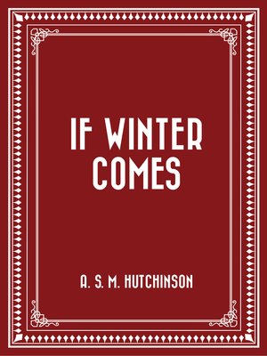 cover image of If Winter Comes